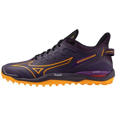 Zapatillas Hockey Mizuno WAVE Leopardus Hombre - Morados / Naranjas - Chile M863TPNGRO